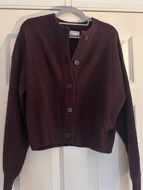 Frank and Oak Seawool Crewneck Cardigan - Size Medium